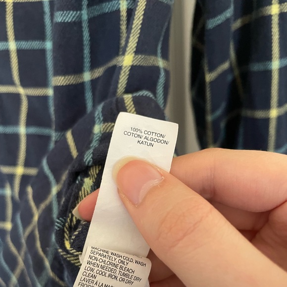 Lucky Brand Dixie Windowpane Flannel Shirt - Picture 7 of 9